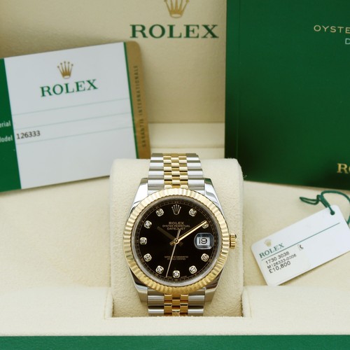 Rolex datejust 126333 black - rolex,