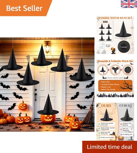 Durable black witch hats 6 - durable,