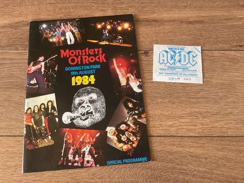 Monsters rock programme - of,