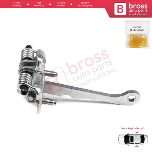 Rear door hinge stop check - rear,