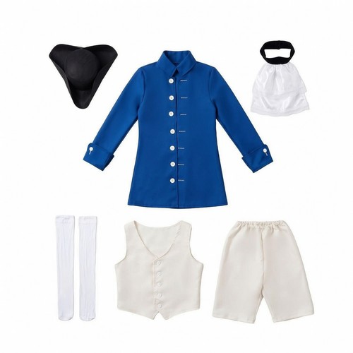 Colonial costume ruffled - colonial,
