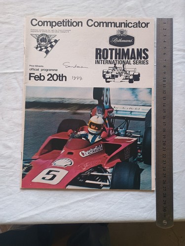 1977 sandown programme - 1977,