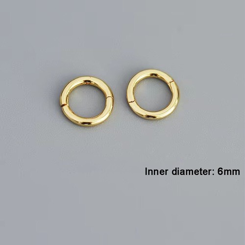 9ct gold sleeper hoop earrings - 9ct,