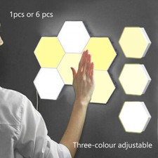 1/6Pcs LED Honeycomb Wall