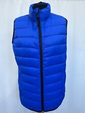 Primark Women's Lightweight Blue Quilted Gilet Size S