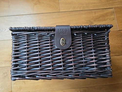 Rattan hamper chest - rattan, marks