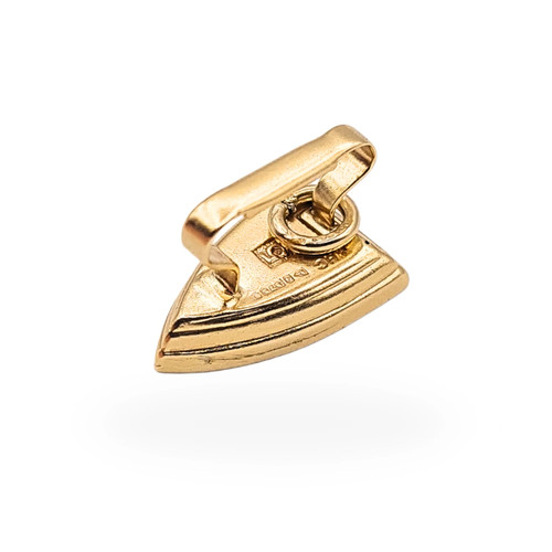 9ct gold flat - flat, charm