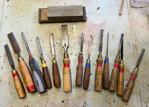 Set woodworking tools - 40+,