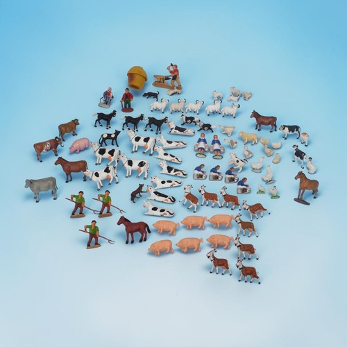 Vintage plastic toy farm - vintage,