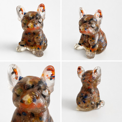 Multicolour french bulldog - french,