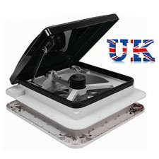 White Roof Vent Fan Camper Van