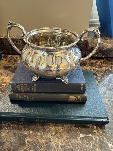 Footed silver plated - silver,