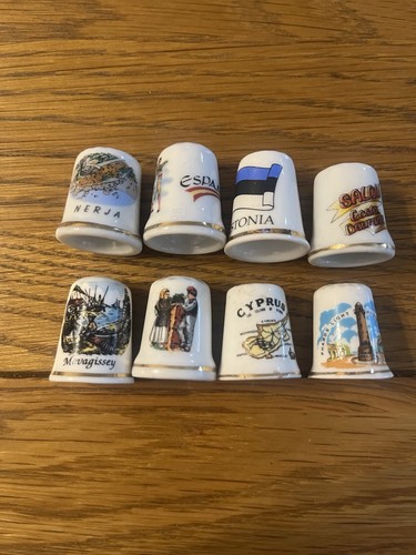 Vintage thimbles mixed - thimbles, lot