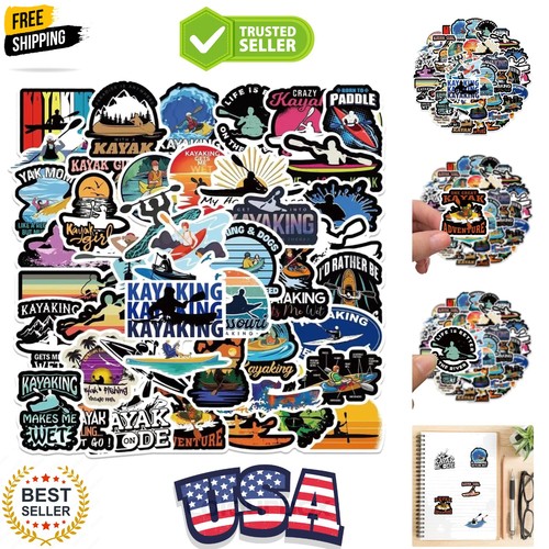 Kayak kayaking stickers 50 - kayak, |50