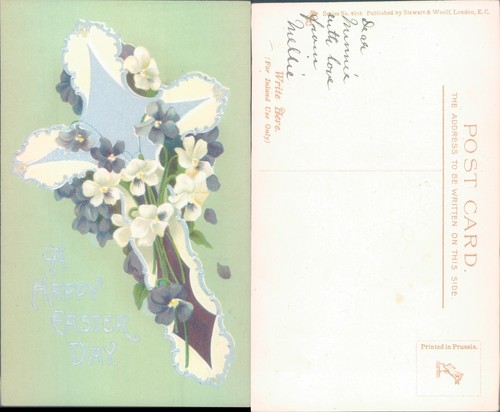 Easter card with flowers