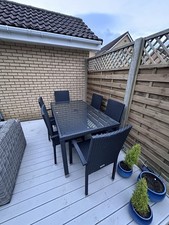 Rattan table and - and, 6