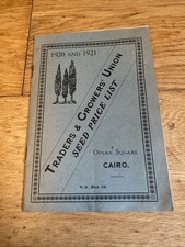 Antique Seed Catalogue Plant