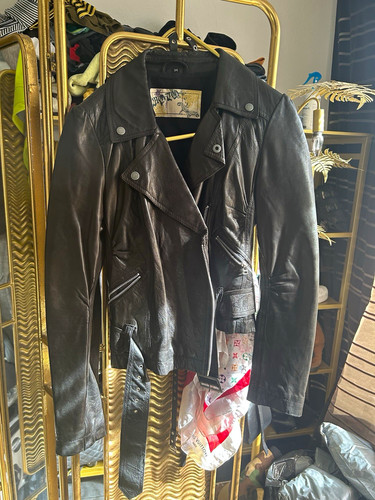 Topshop women black leather - black,