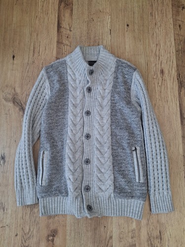 Men cable knit cardigan - men's,