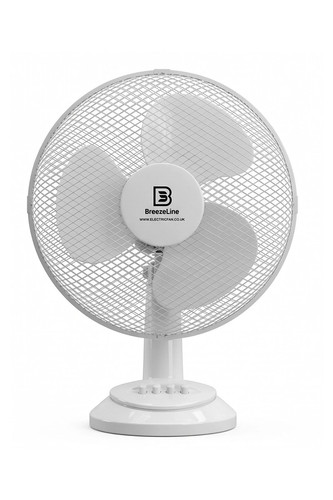 Breezeline desk fan white - desk,