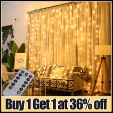 300 LED Curtain Fairy Lights
