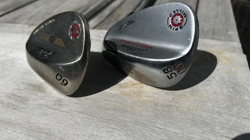 Wedges and 60 - and, titleist