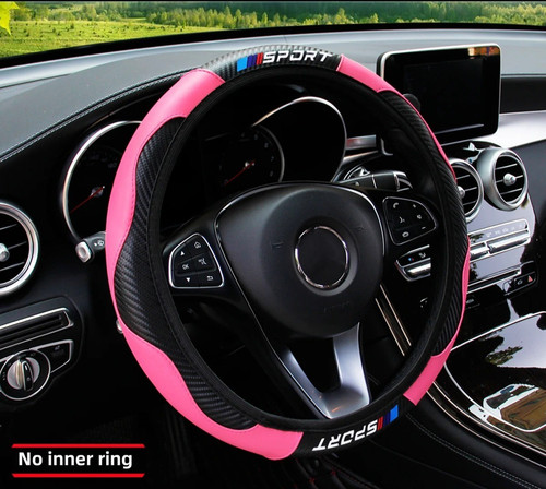 Leather car steering wheel - car,