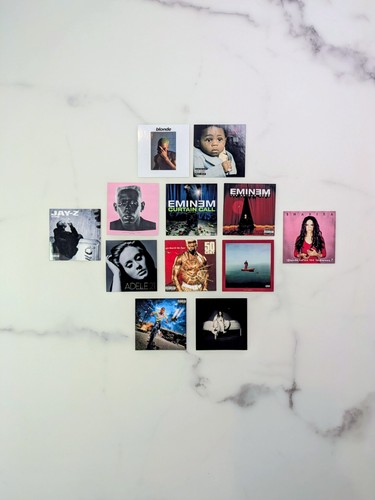 Custom album cover stickers - album,