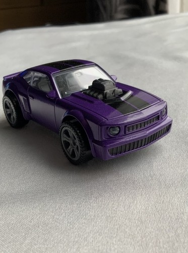 Purple diecast muscle car - purple,