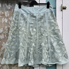 Monsoon Skirt Size Uk 14 Blue