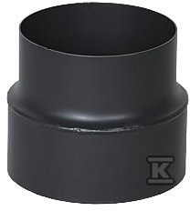 Black reducer 200 150 solid - dn, 200/150