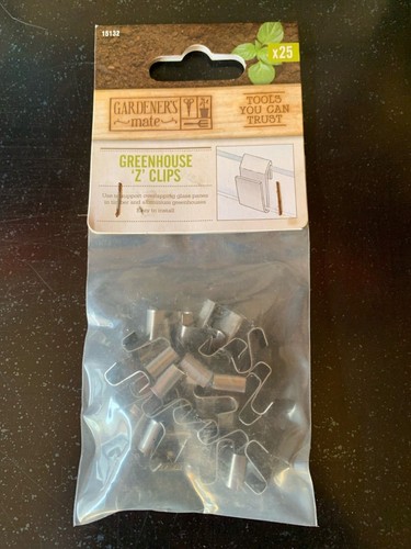 Greenhouse 100 glass clips - greenhouse, z