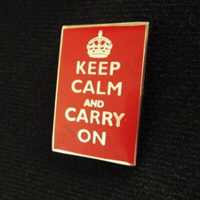 Keep Calm and Carry On Pin