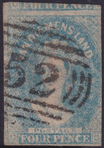 Van diemen land 1857 - 4d, pale