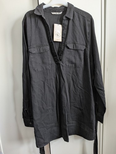 Woman denim long top - woman's,
