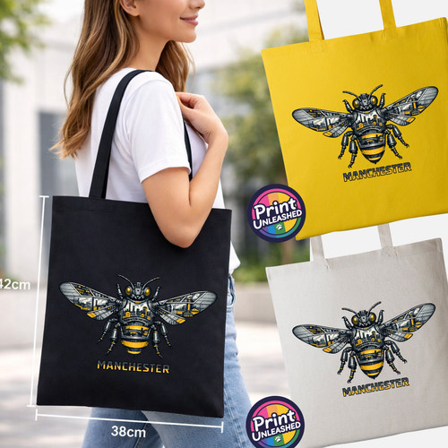 Manchester bee tote - manchester, bag