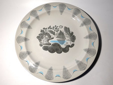Wedgwood Eric Ravilious Travel 10" Dinner Plate 1954, Yacht / Sailing Boat
