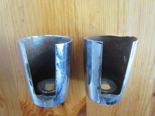 Shovelhead Ironhead rear shock bolt covers Harley Panhead