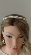 Double Swarovski Pearl Alice