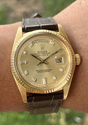 Rolex day date 18k yellow - day,