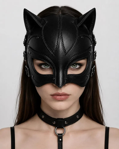 Gothic leather catwoman - leather,