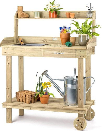 Potting table wheels and - potting,