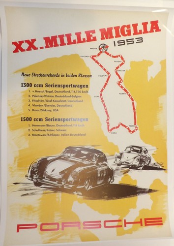 Porsche poster mille - porsche,