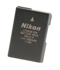 Nikon EN-EL14 Battery - D3100 D3200 D5100 D5200 D5300 Coolpix P7100 P7700 P7800