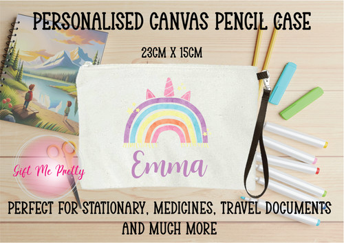 Personalised unicorn rainbow - unicorn,