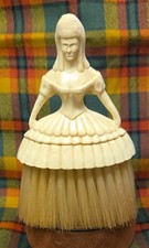 Vintage Collectable Crinoline Lady Crumb Brush 1950's.