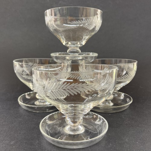 Set french vintage etched - 4,