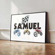 Custom Motocross Print Dirt