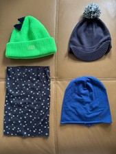 Hat scarf winter bundle Gap Zara United colors of Benetton knitted cotton 3-5 y