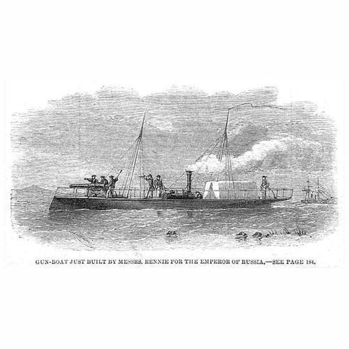 Gun boat built - gun, messr